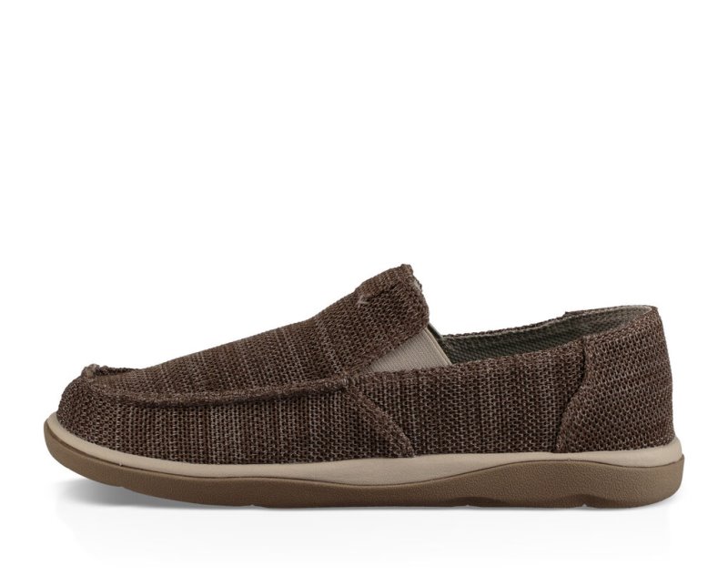 Sanuk Mesh Vagabond Tripper Men's Shoes Khaki | Canada 213ILH